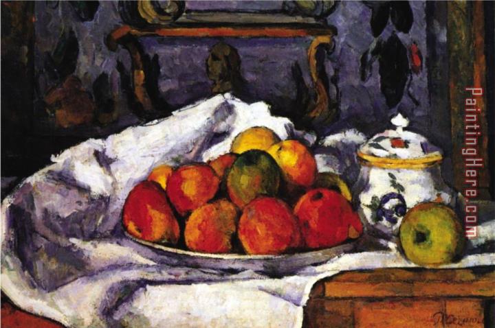Paul Cezanne Still Life Bowl of Apples